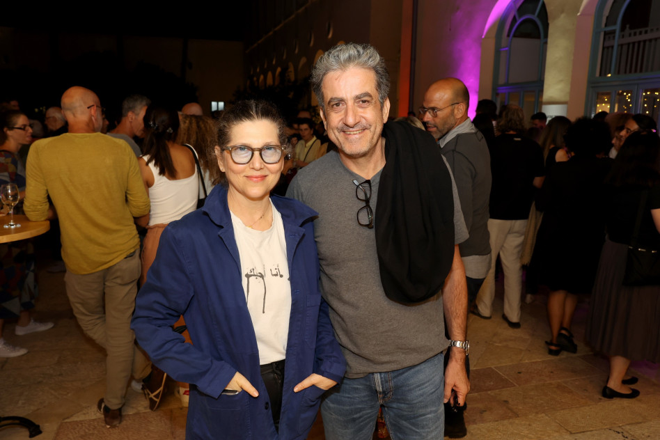 מנשה נוי וקרן מור (צילום: איציק בירן)