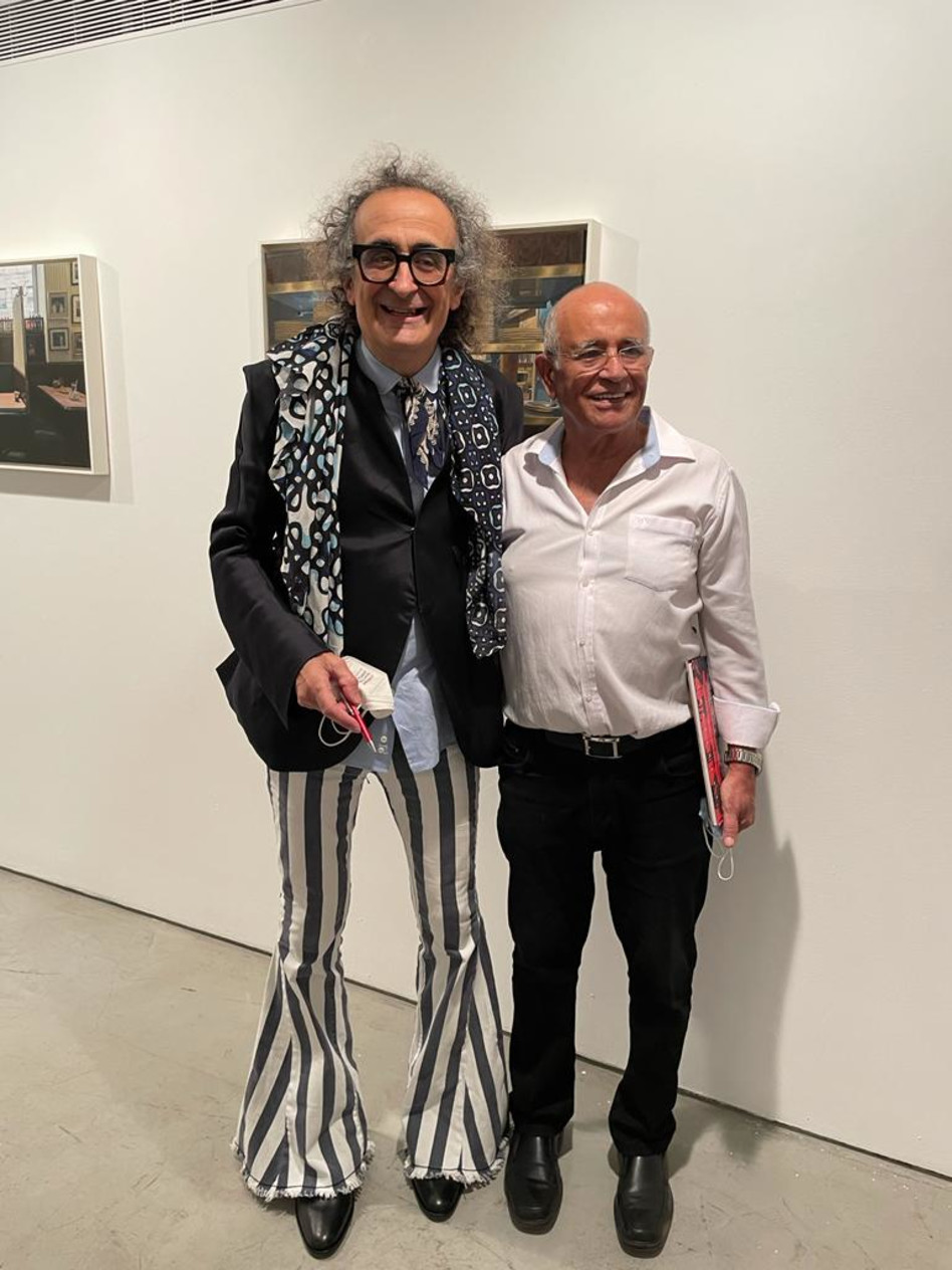 אביגדור קהלני, יגאל עוזרי (צילום: דיויד וקשטיין)