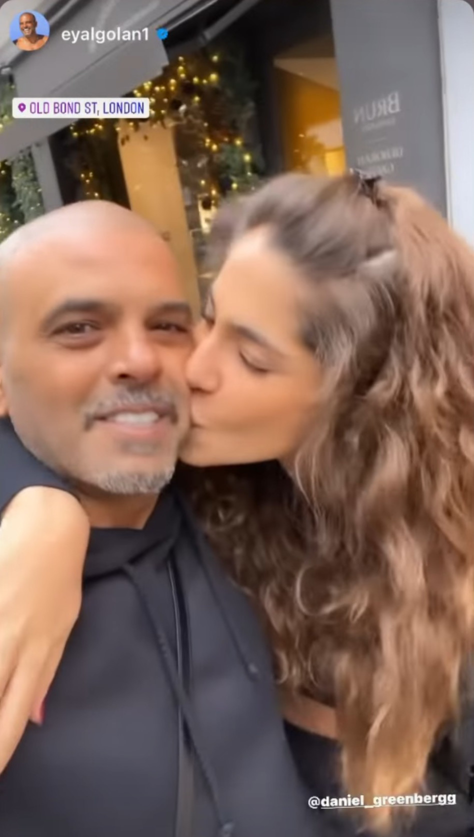 אייל גולן, דניאל גרינברג (צילום: צילום מסך אינסטגרם)