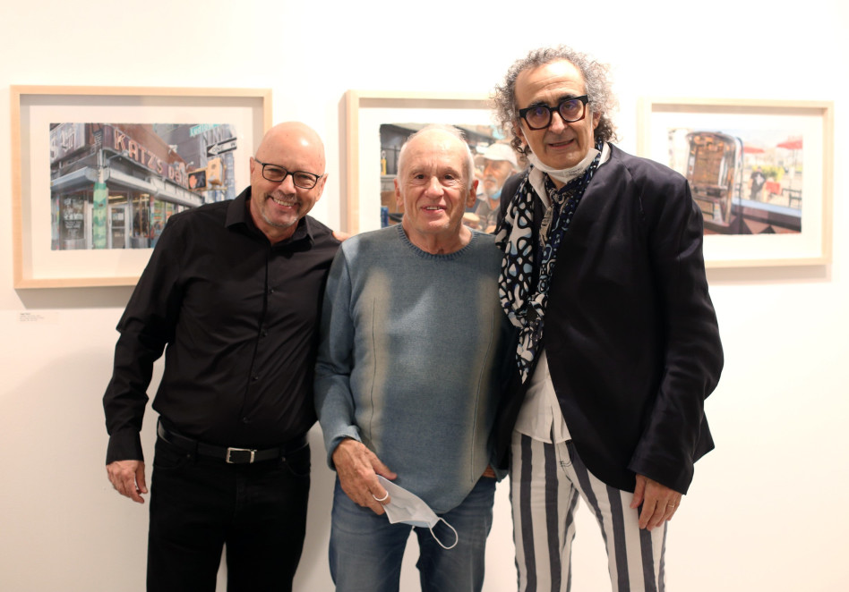 יגאל עוזרי, דובי שיף ודורון סבג (צילום: דוריאן קרידו)