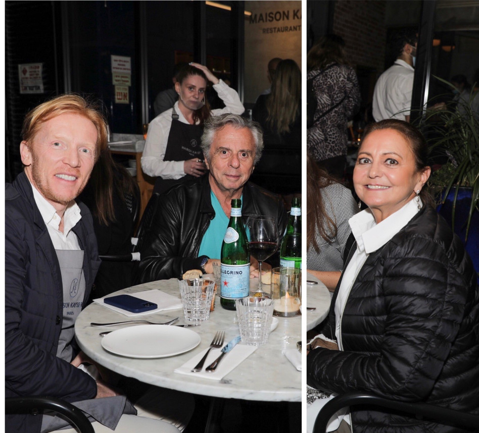 ג'ודית ומישל אוקס ואריק קייזר (צילום: נוי דקל)