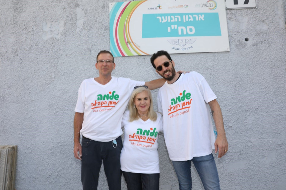 עידו רוזנבלום, עתליה שמלצר ואיל גור (צילום: עזרא לוי)