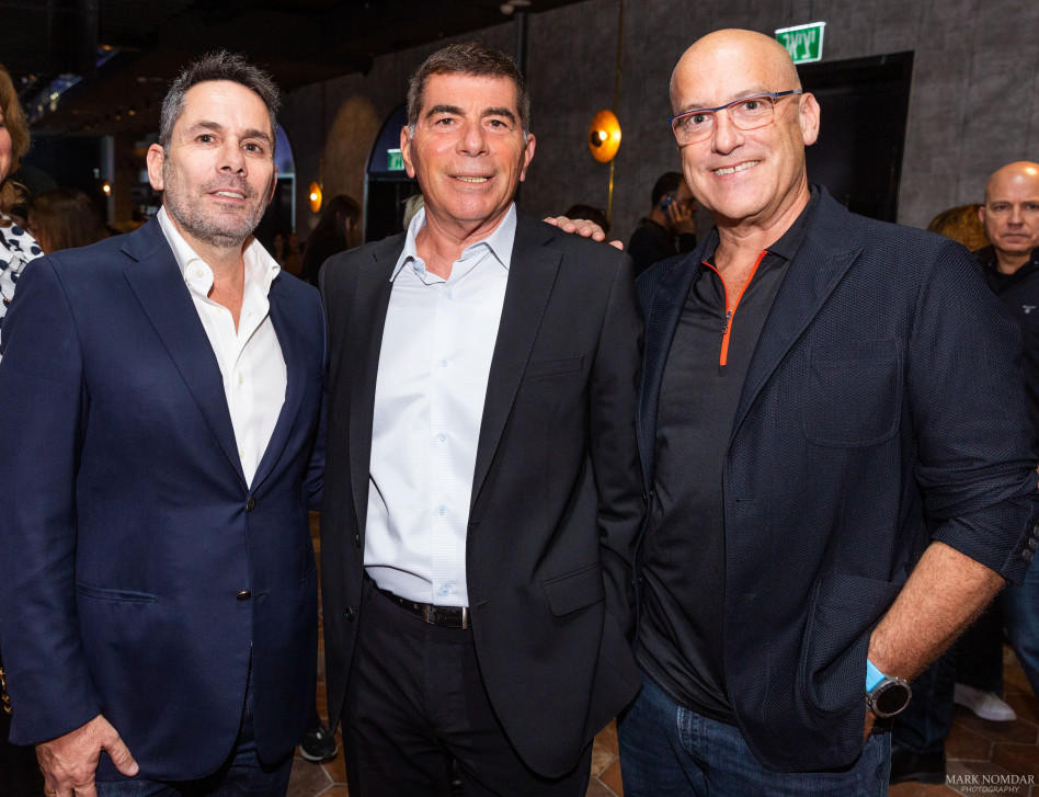 עדי שטראוס, גבי אשכנזי וגולן עינת (צילום: מארק נומרד)