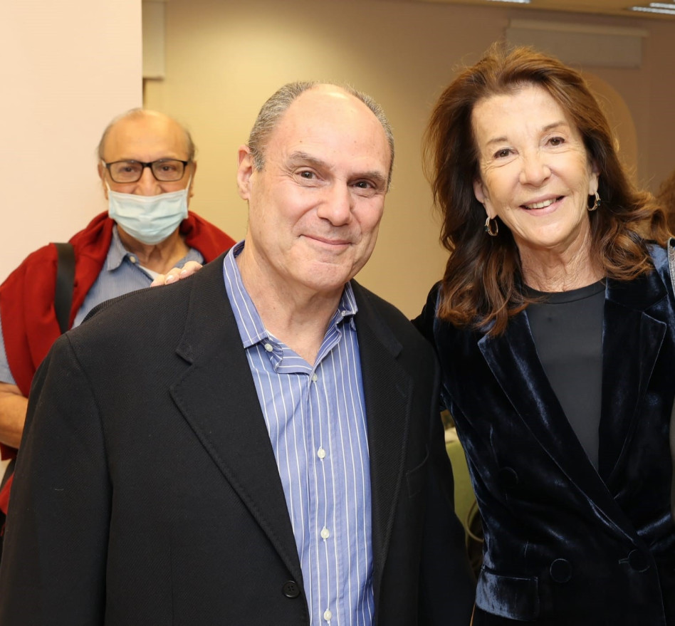 קלוד ברייטמן ודוד רקנאטי (צילום: רפי דלויה)