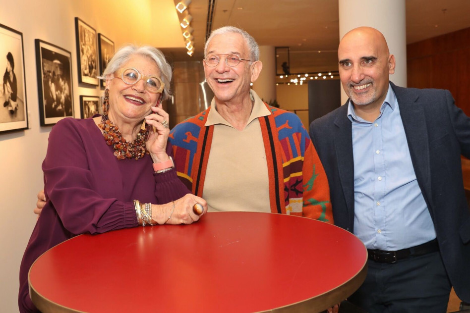 גדי עבאדי, עודד גרא ושרה סלע (צילום: יעל אילן)