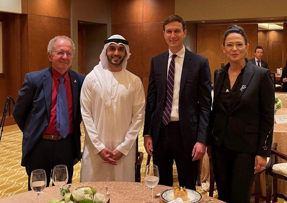 יפעת אורון, ג'ארד קושנר, עבדולעזיז אלנואימי ויהודה רוה (צילום: מור איילון)