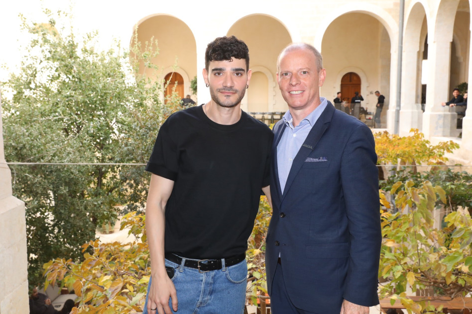 מייקל שמידט ואלון לבנה (צילום: לנס הפקות)