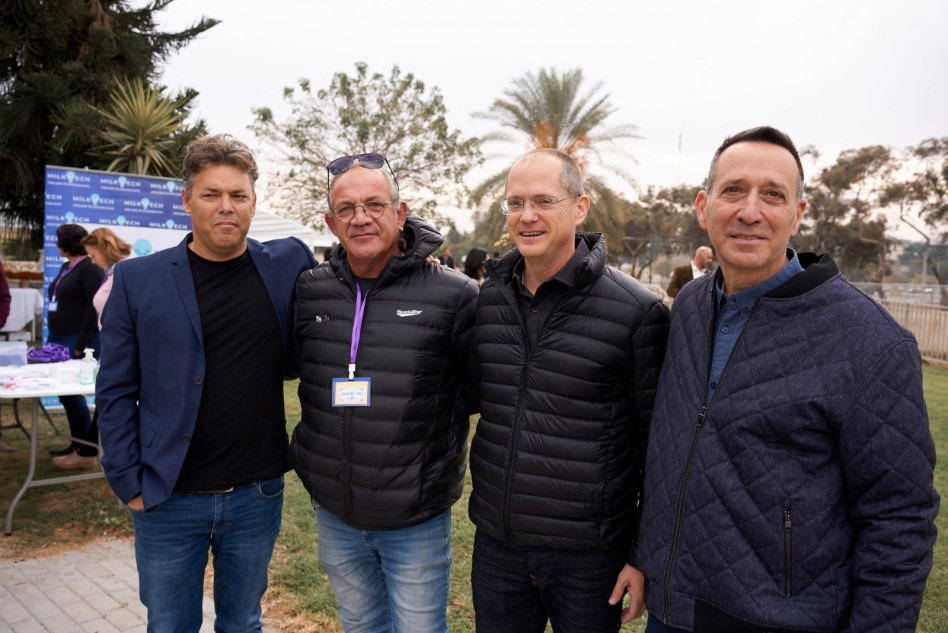 איציק שניידר, עודד פורר, אדי פולנסקי וליאור שמחה (צילום: יקיר אסידו)