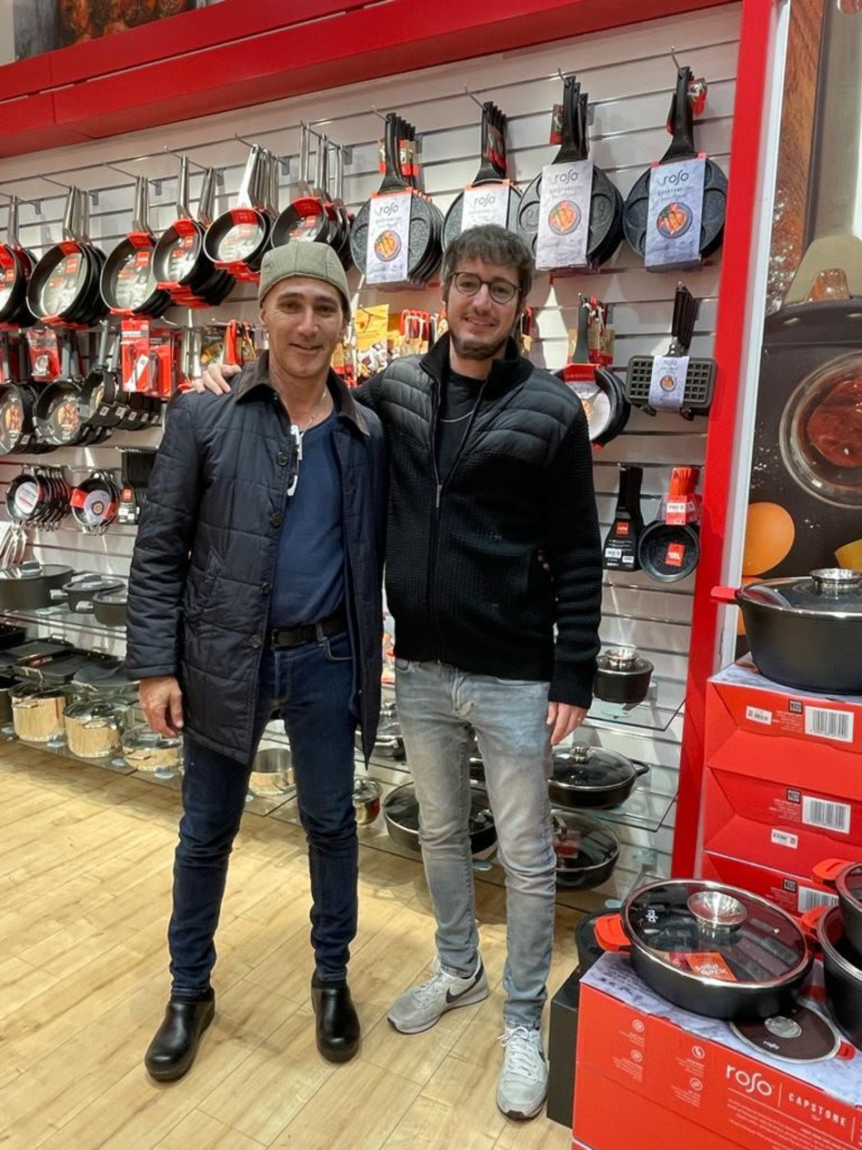 יוני קצן וצ'רלי פדידה (צילום: עינב כהן)