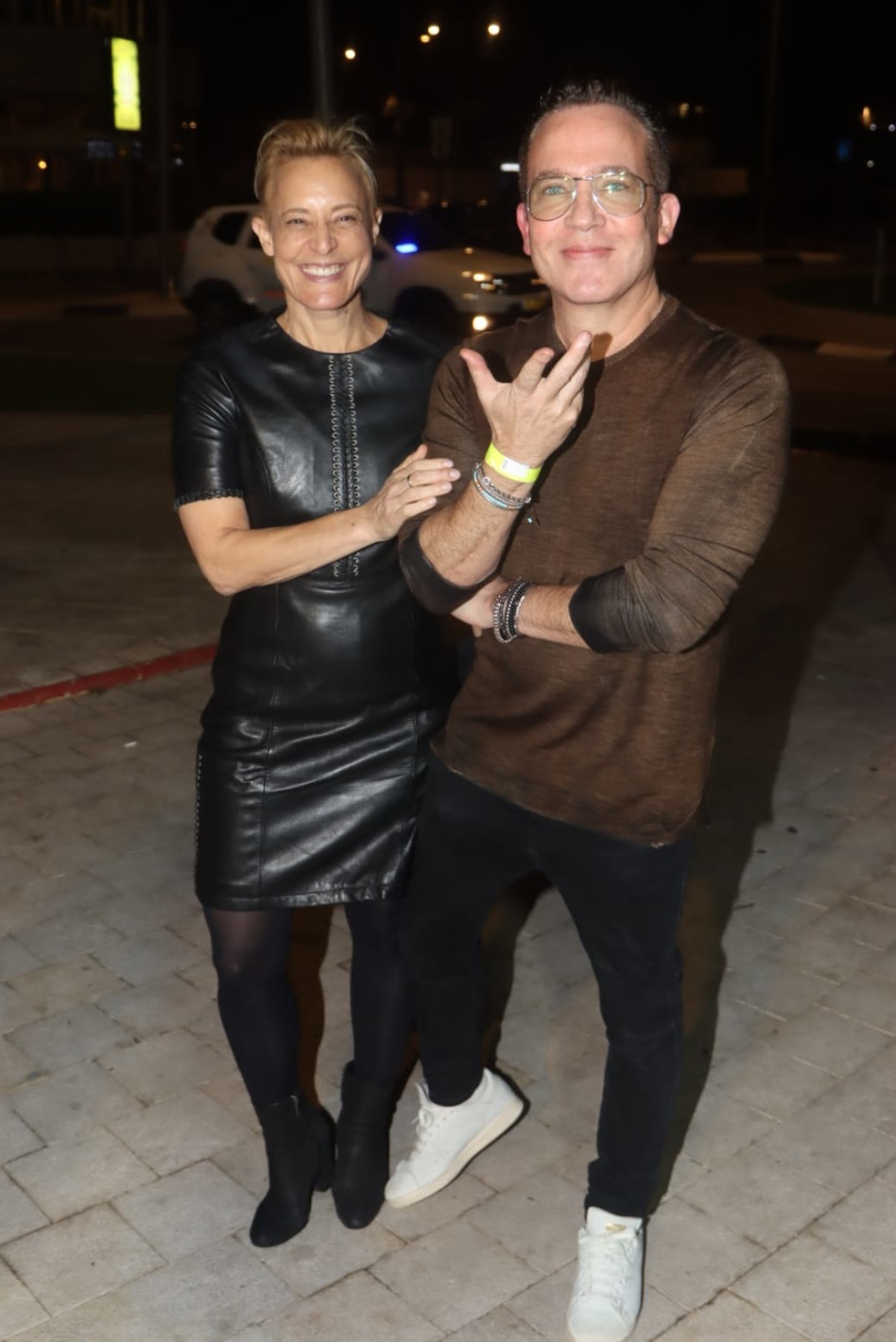 גיא פינס, רותי רודנר (צילום: ניר פקין)