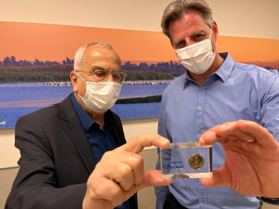 גידי לשץ ושוקי שמר (צילום: נאוה טרסי)