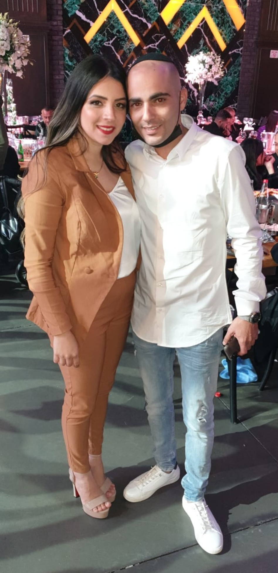 שיר לוי ואשתו שרון חוגגים את ברית בנם השני (צילום: אור גפן)