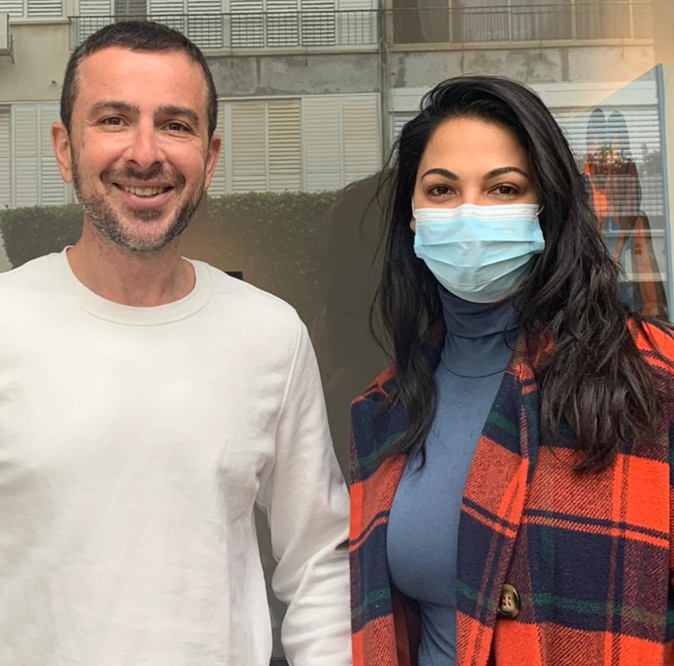 מורן אטיאס וסטיב ניסמה (צילום: רוני קאופמן)