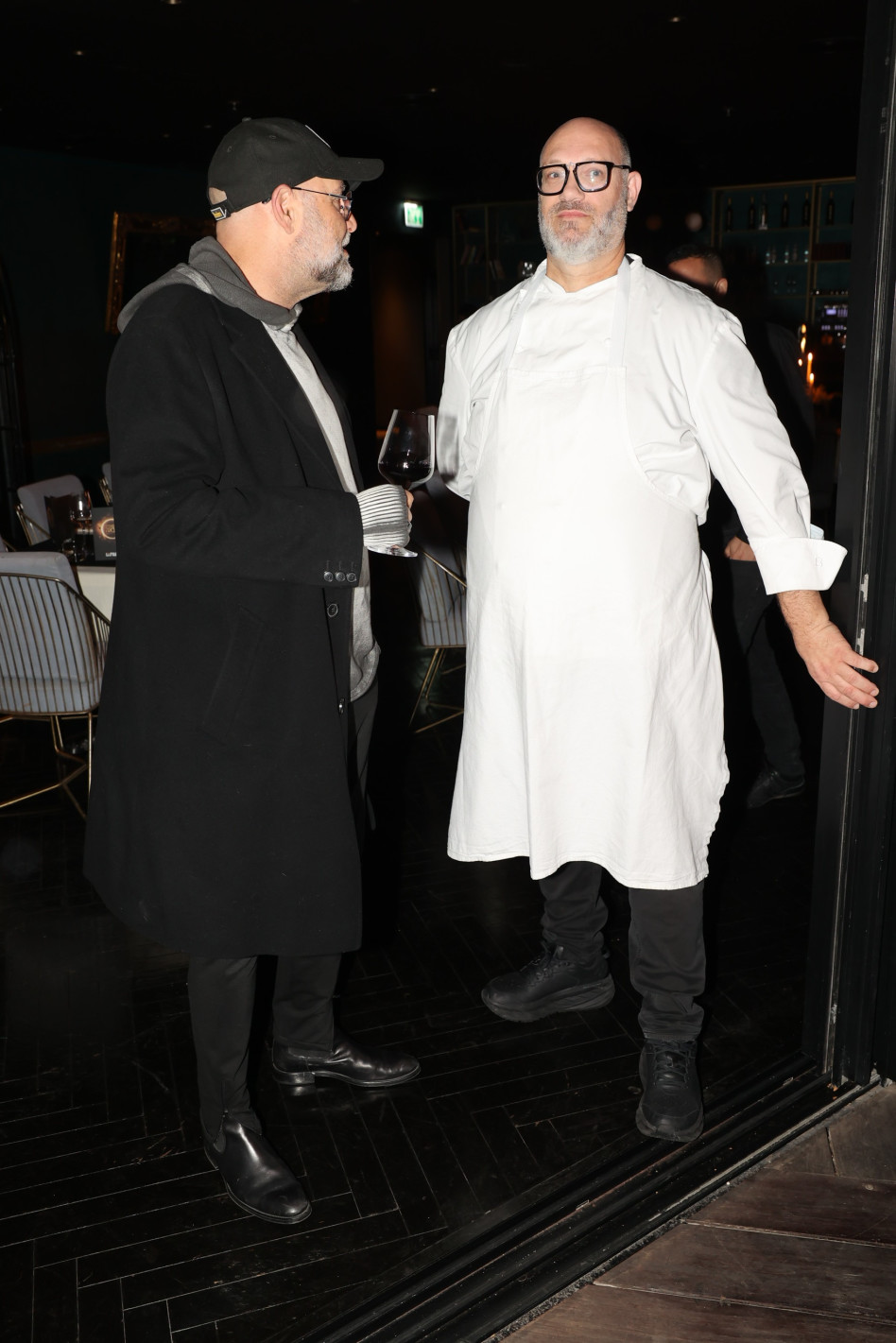 מושיק רוט, צביקה הדר (צילום: רפי דלויה)