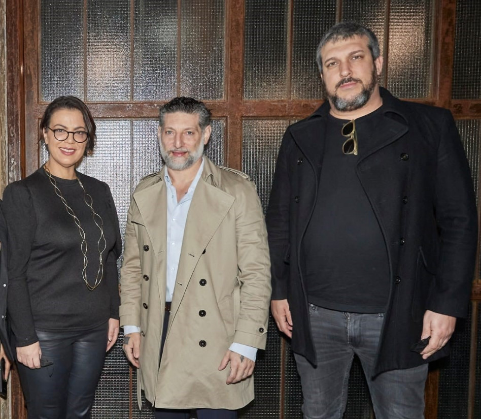 תומר מור, אסף גרניט וגלית דיסטל (צילום: שוקה כהן)