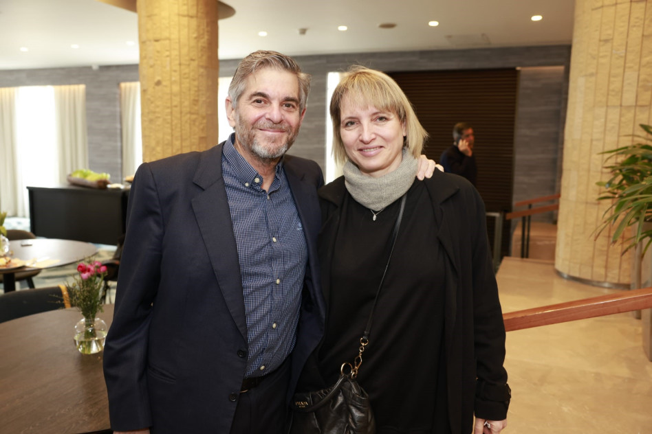 מאירה וצביקי פירון (צילום: גיא יחיאלי)