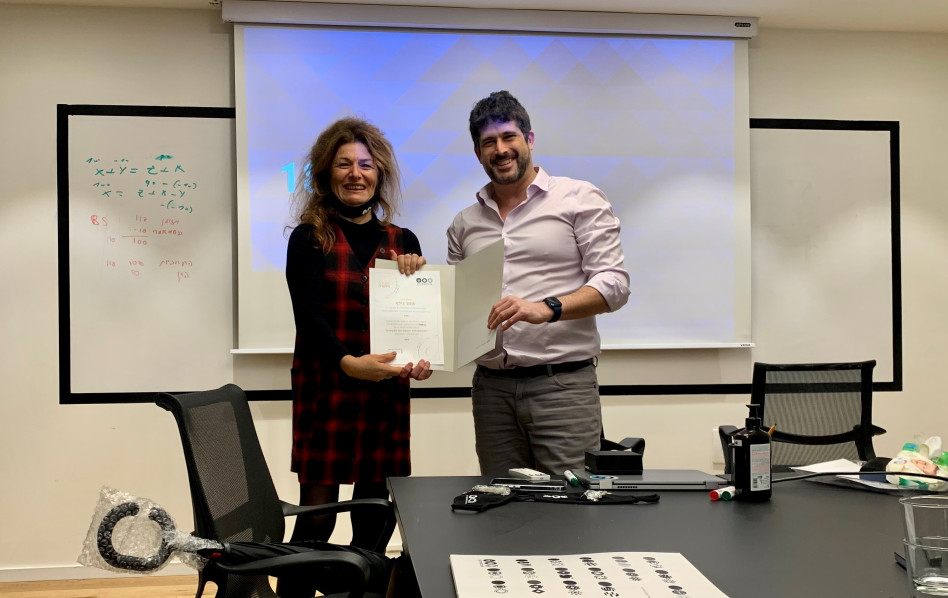  עומר כילף וסיגלית בן חיון (צילום: יח''צ ארגון בוגרות ובוגרי אוניברסיטת תל אביב)