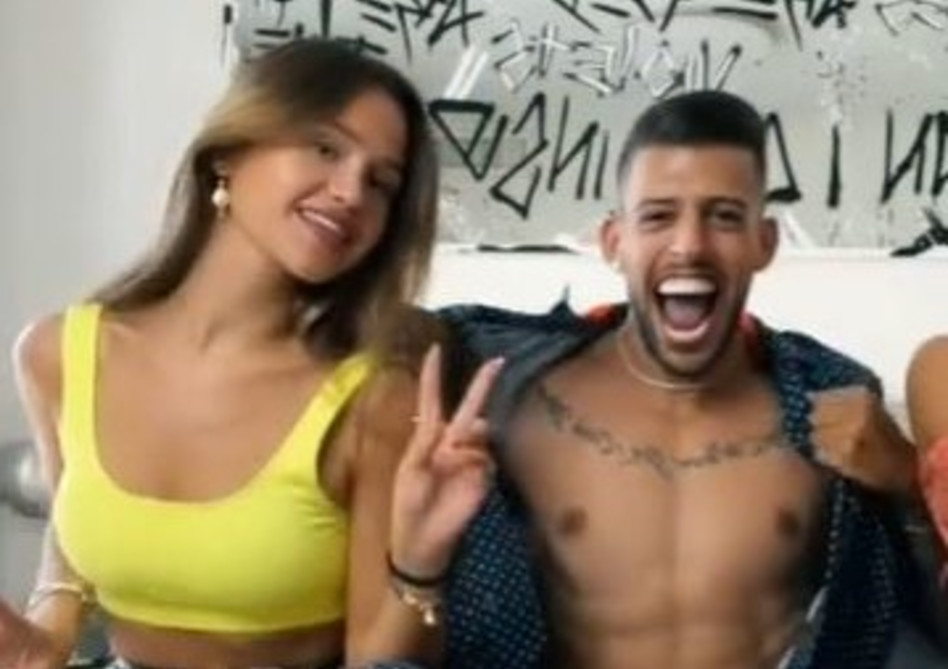 בן אל תבורי, יסמין עומרי (צילום: צילום מסך טיקטוק)