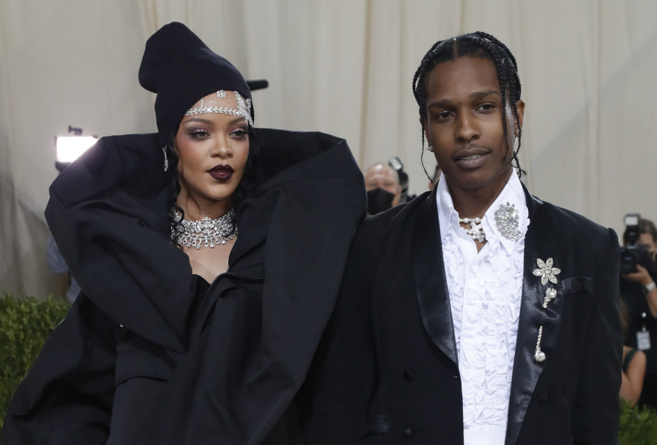 אייסאפ רוקי, ריהאנה (צילום: רויטרס)