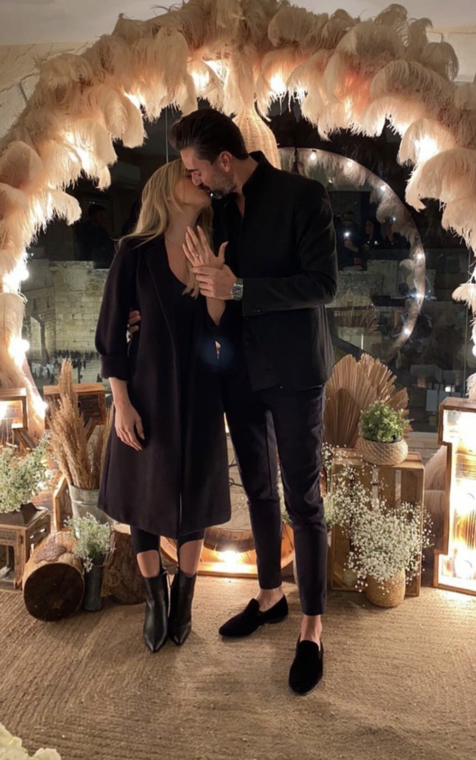 שגיא קינן, בר פרץ (צילום: צילום מסך אינסטגרם)