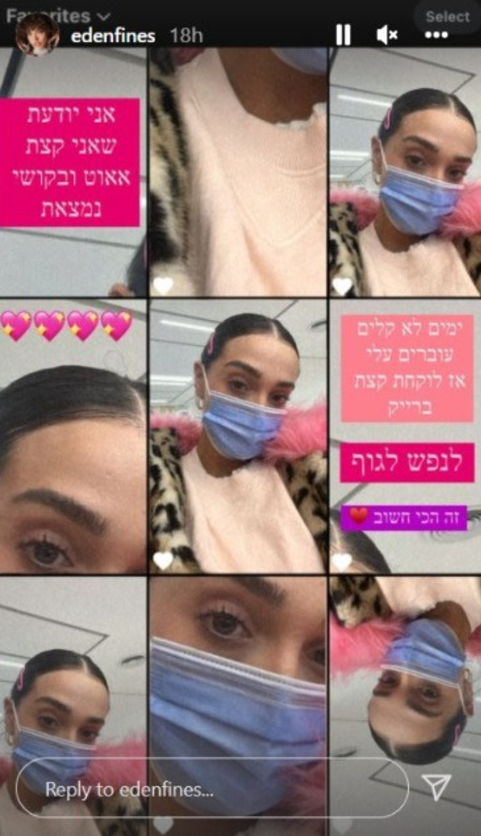 עדן פינס (צילום: צילום מסך אינסטגרם)