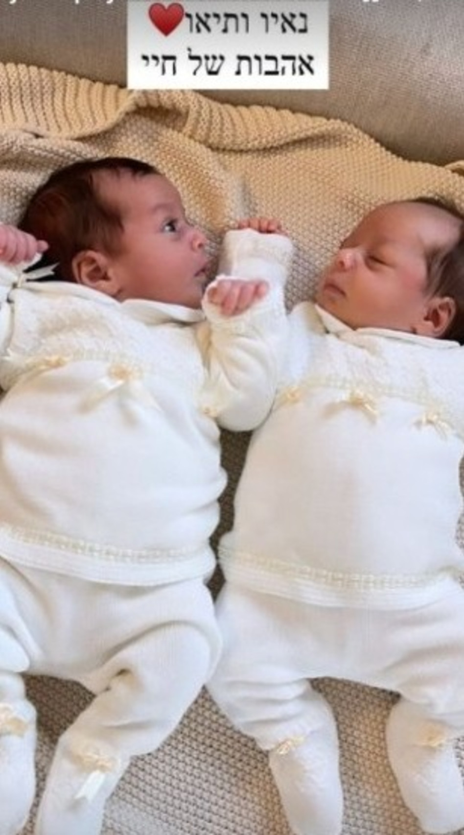 התאומים של יוכי אפוליאון (צילום: צילום מסך אינסטגרם)