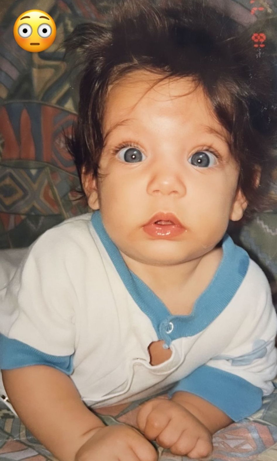 דניאל גרינברג בילדותה (צילום: צילום מסך אינסטגרם)