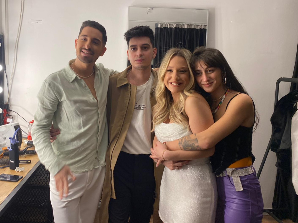 ענבל ביבי, ספיר סבן, אלי חולי, מיכאל בן דוד (צילום: דניאל סיני)