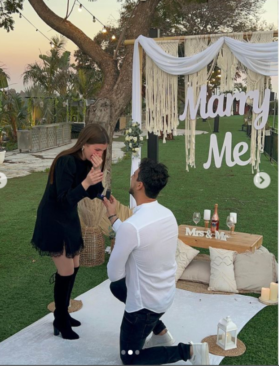 יוגב אלקיים, דנית גרינשטיין (צילום: צילום מסך אינסטגרם)