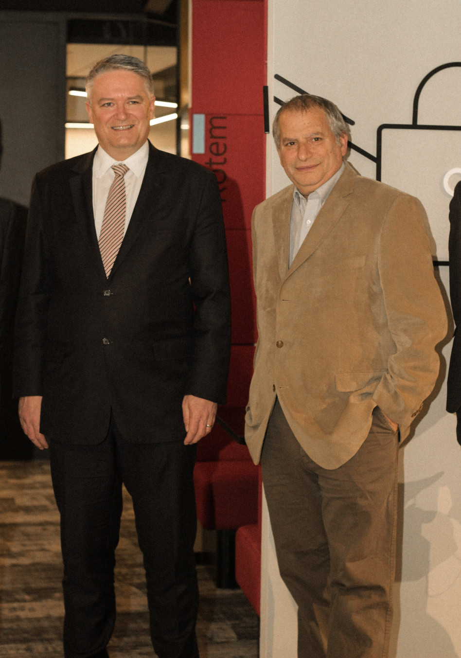  יוסי צוריה ומתיאס קורמן (צילום: שחר קופלוביץ')