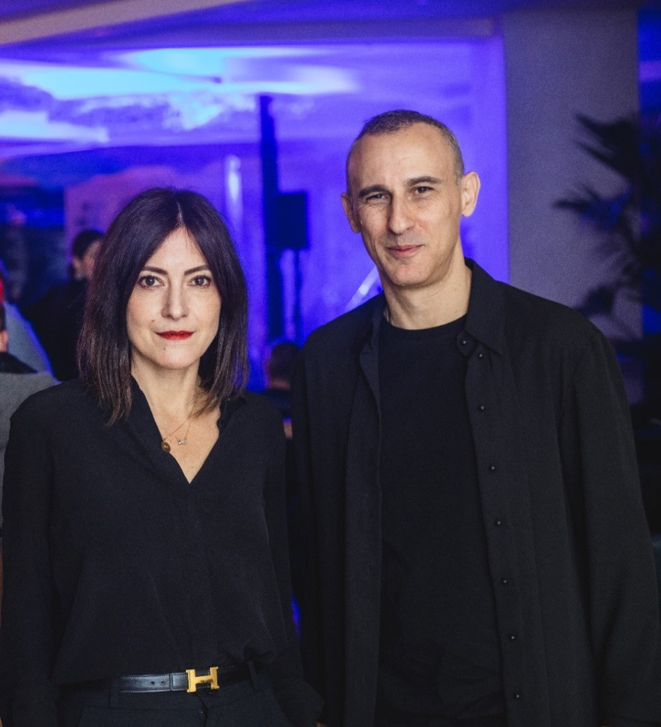 אסף אמדורסקי וקרן אן  (צילום: אביתר ניסן)