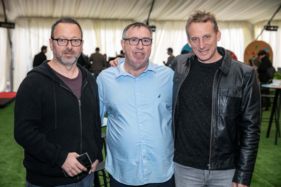 דני בן רעי, ארז וולף וריצ'י האנטר (צילום: לנס הפקות)