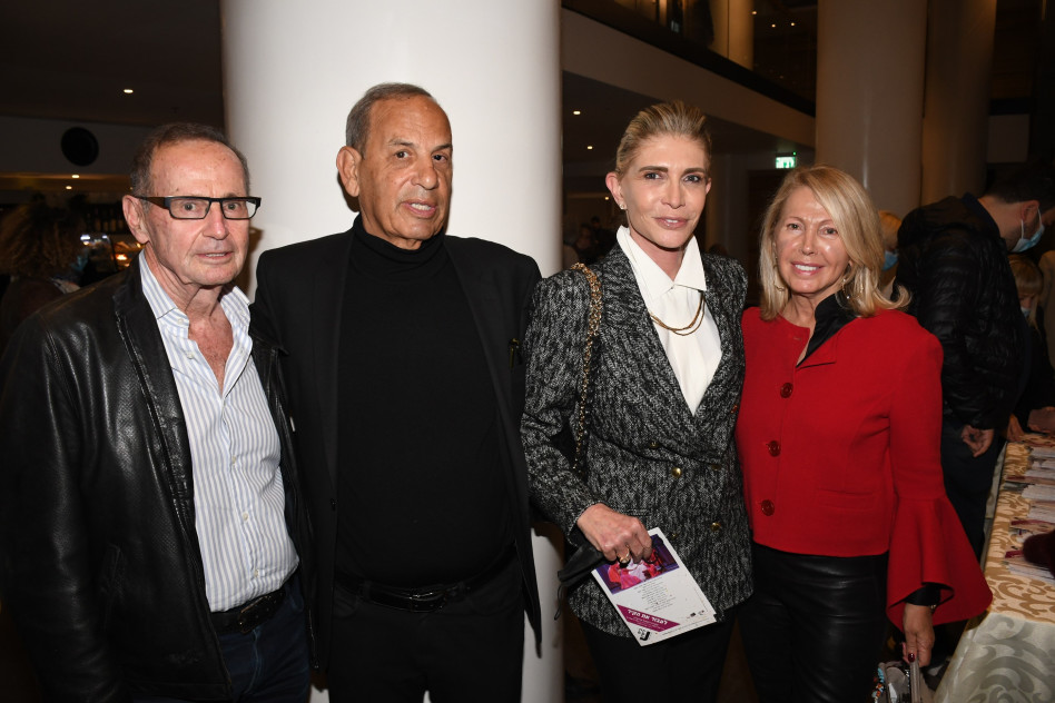 ליאורה שטרנברג, ענת ושמואל פרנקל ומנחם שטרנברג (צילום: אביב חופי)