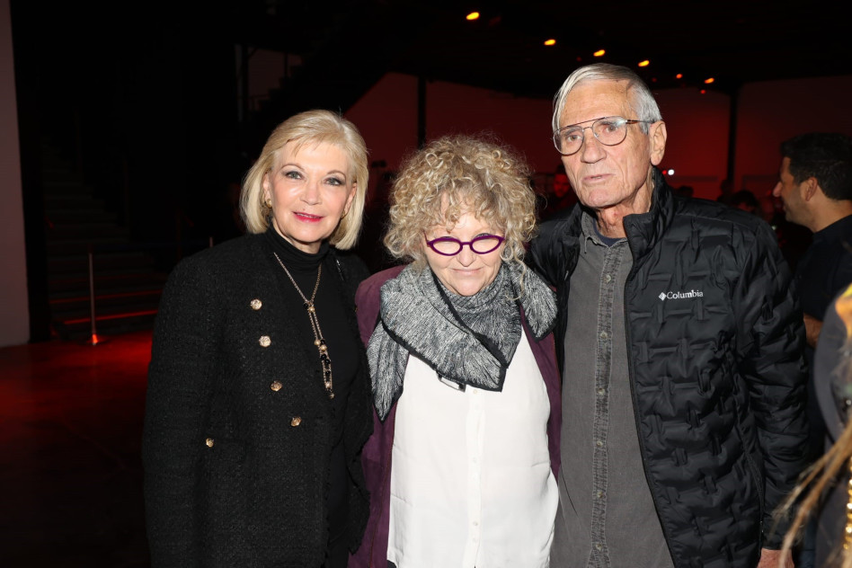 חיים סלוצקי, טמירה ירדני ופנינה אדרי (צילום: רפי דלויה HOT)