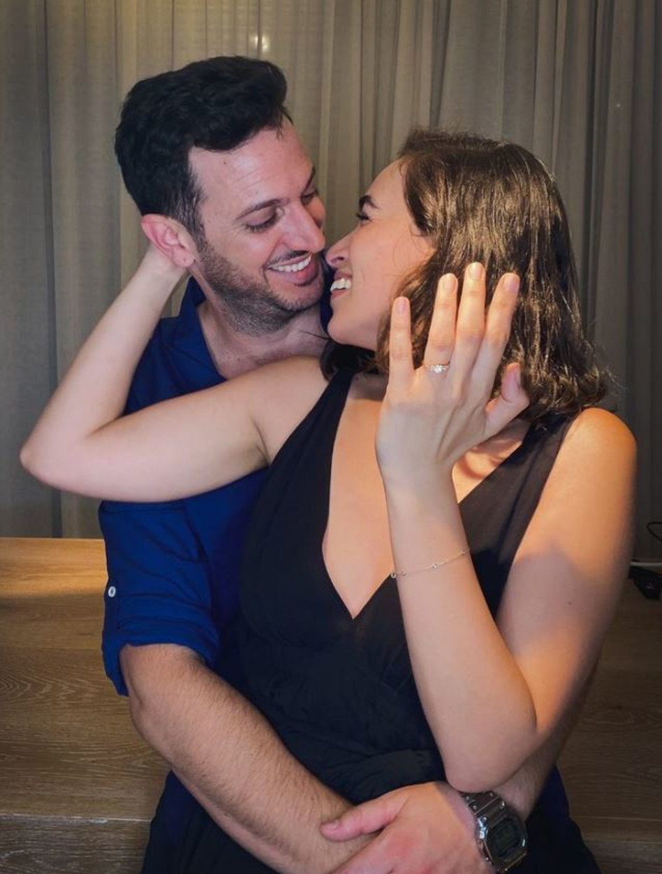 משי קליינשטיין וארוסה (צילום: צילום מסך אינסטגרם)