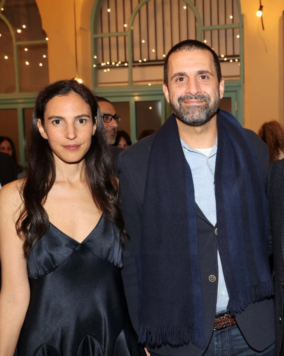 ח'אלד יוסף אל-ג'לאהמה ויפעת אירני (צילום: רפי דלויה)