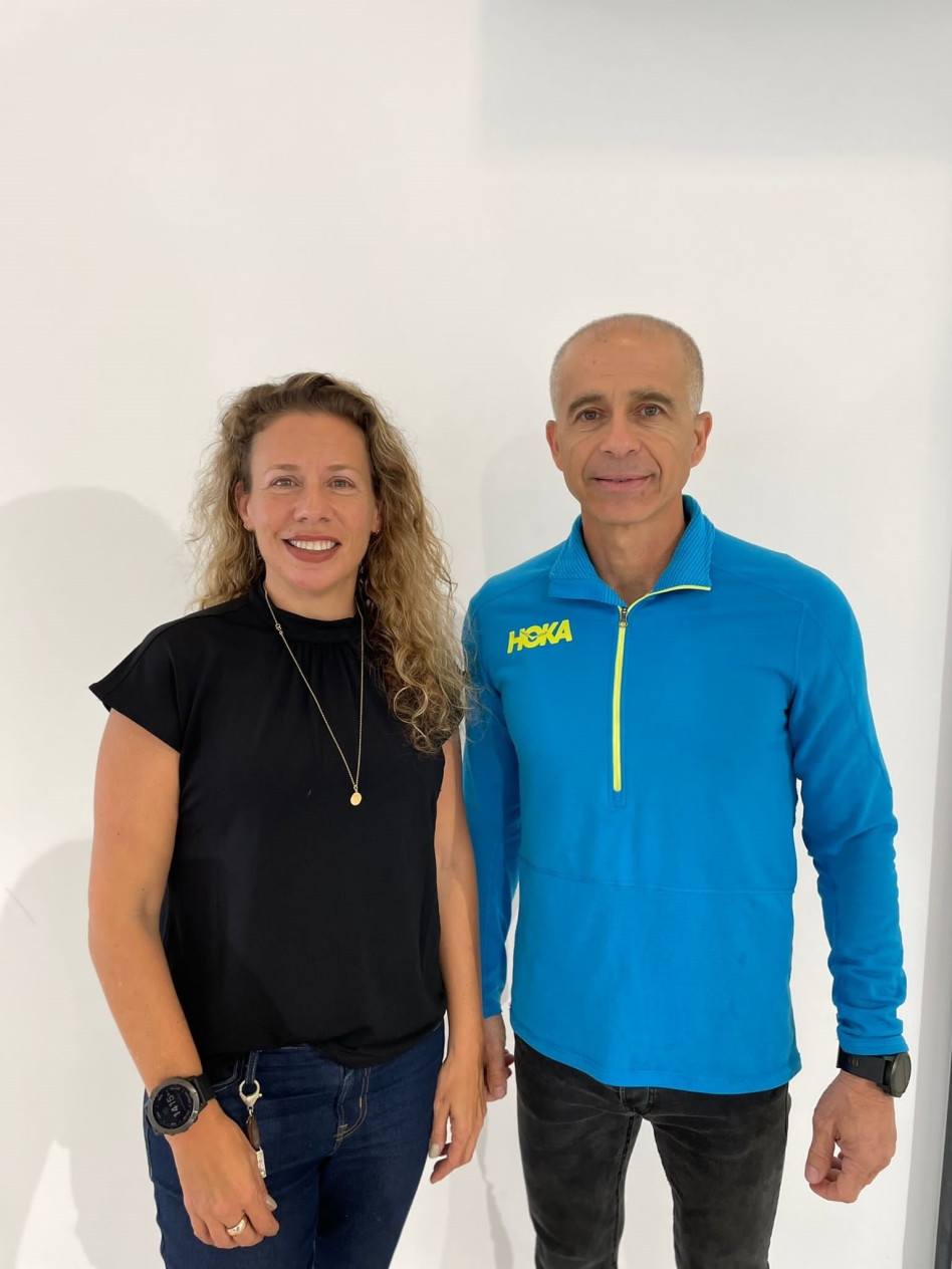 מאיר קנר וגלית בירנבוים-נבון (צילום: באדיבות Hoka)
