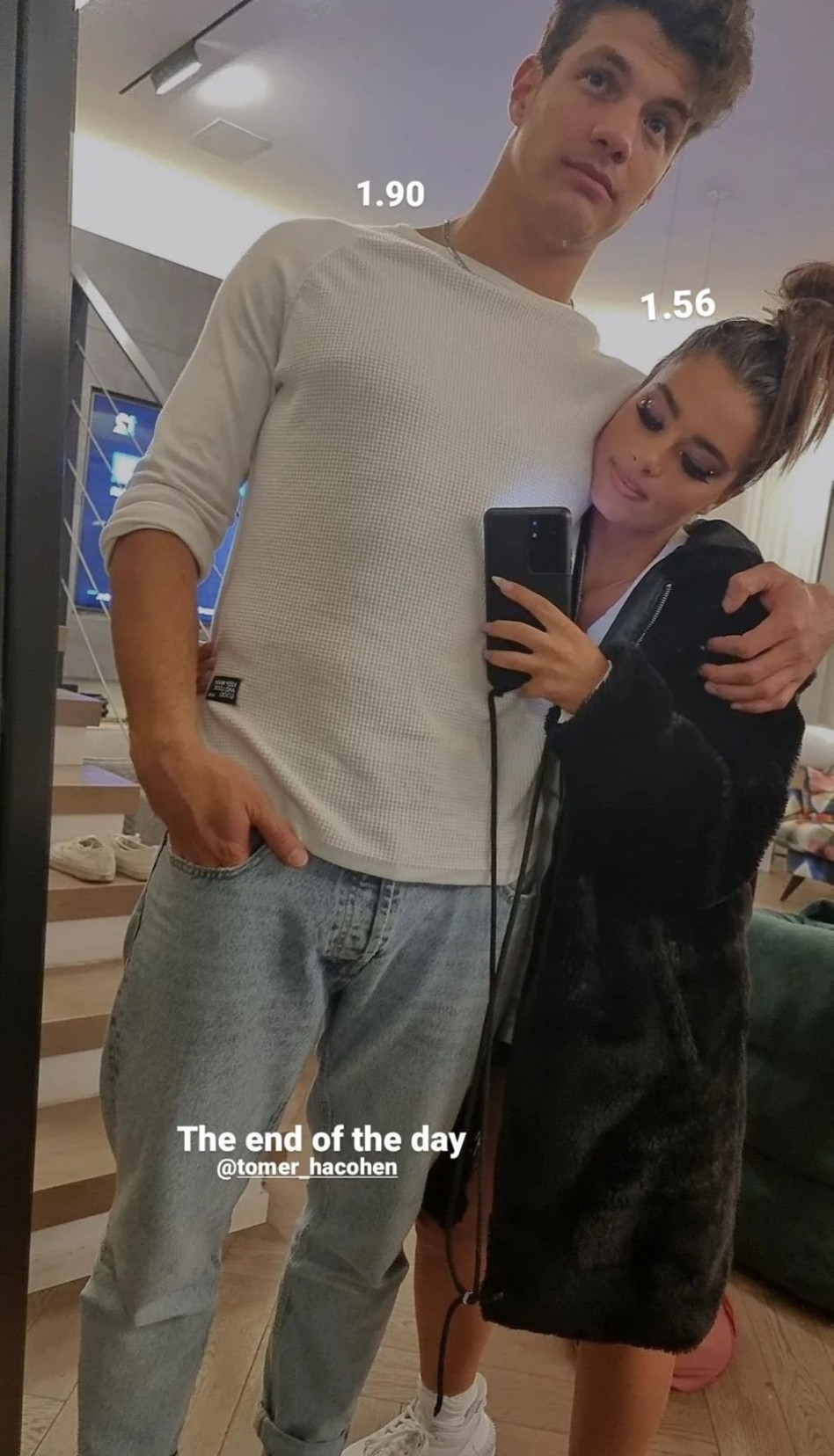 נועה קירל, תומר הכהן (צילום: צילום מסך אינסטגרם)