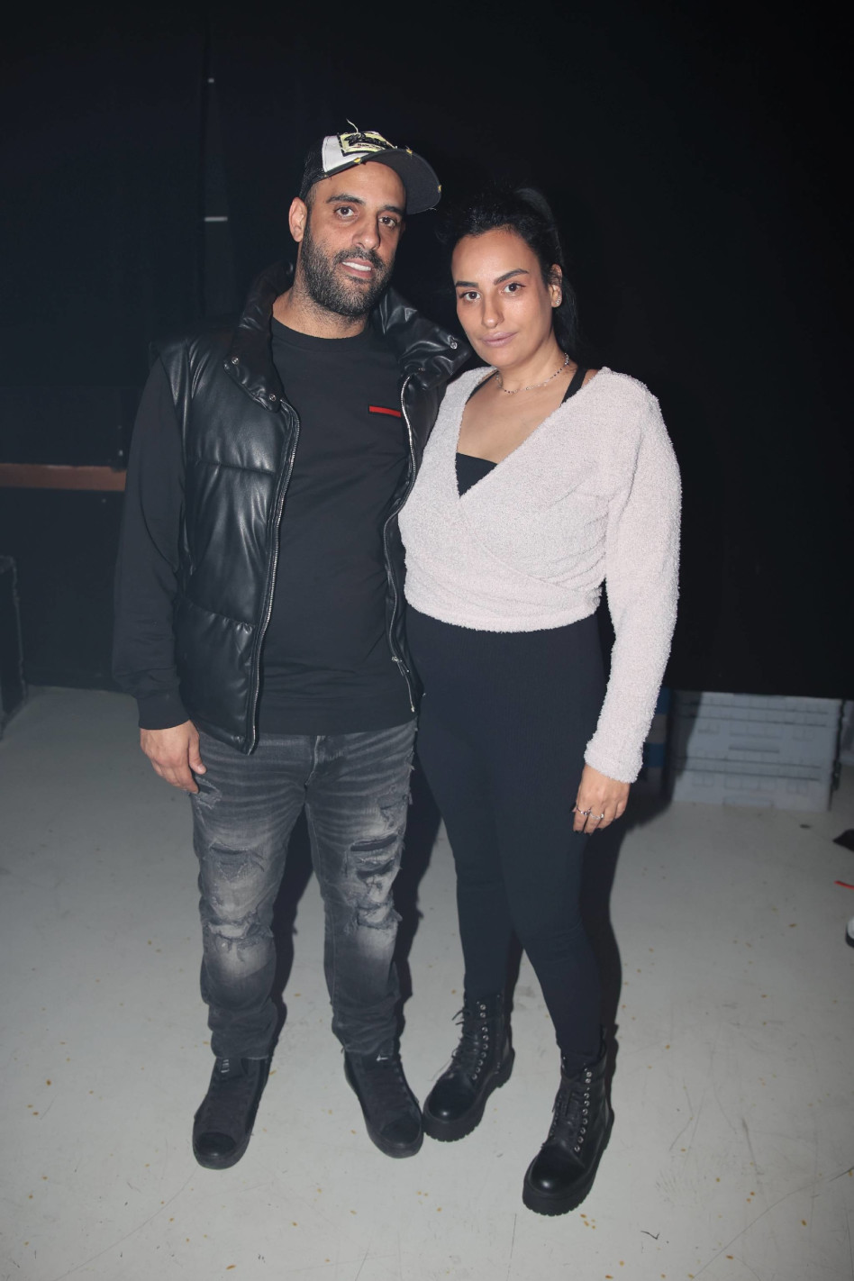 ראובן עובד ואשתו (צילום: אור גפן)