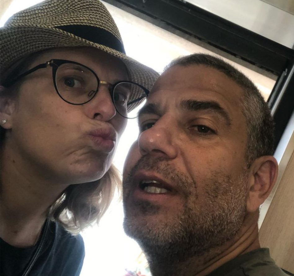 ינון מגל ואשתו גיתית (צילום: צילום מסך אינסטגרם)