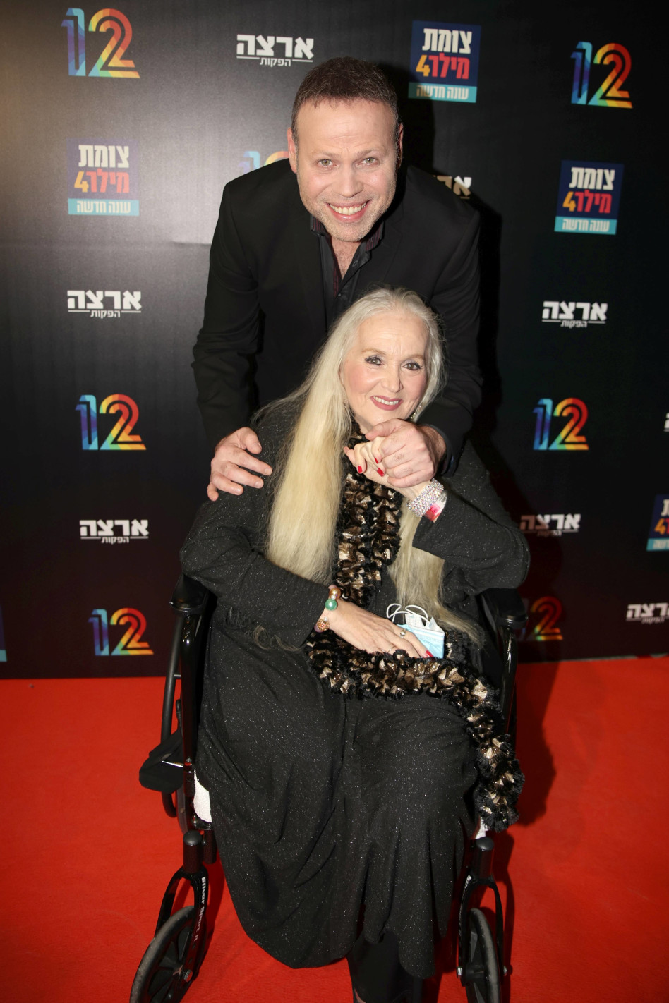 אדיר מילר, מירי אלוני (צילום: אור גפן)