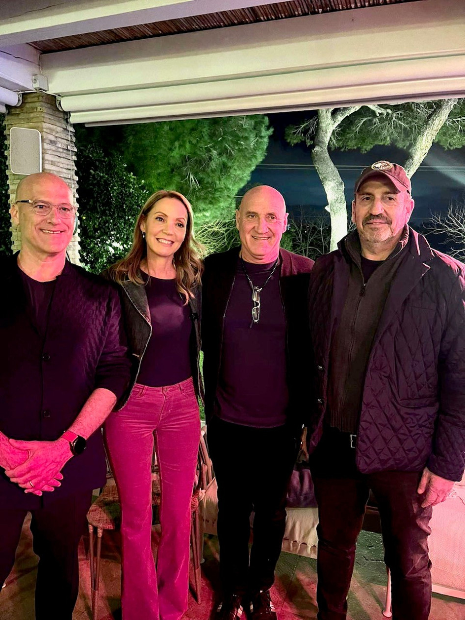 איל וולדמן, קובי ולימור בלדב ועדי שטראוס (צילום: פרטי)