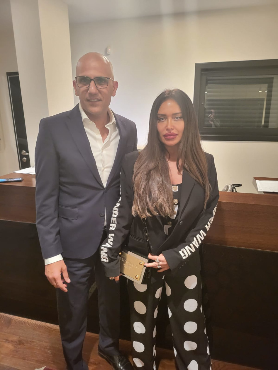 אביבית בר זוהר, עו״ד אסף שרעף (צילום: פרטי)