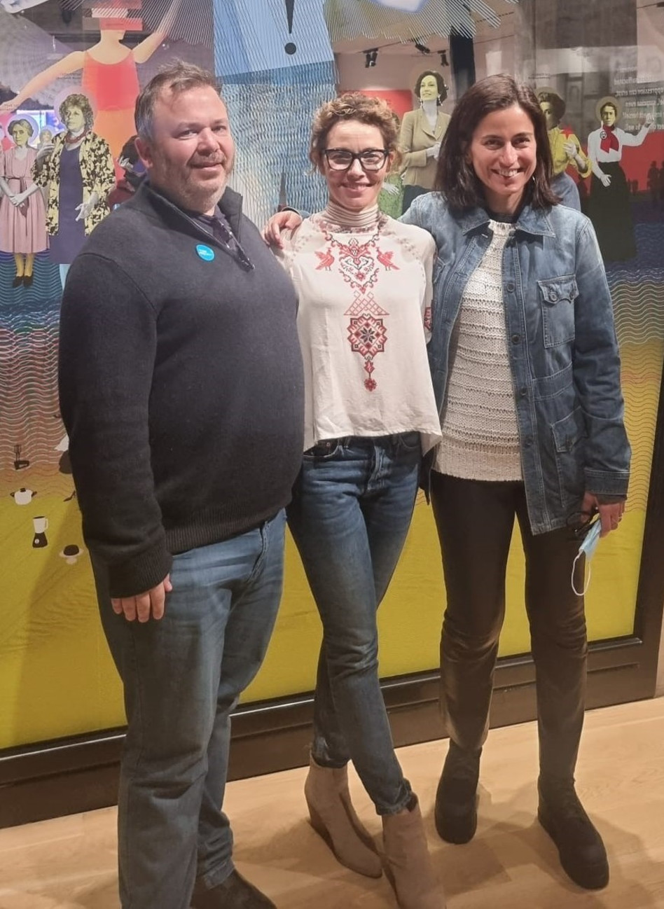 טלי פרהדיאן- וויינסטין, מילי אביטל ובועז ווינסטין (צילום: רויטל בלומנפלד)