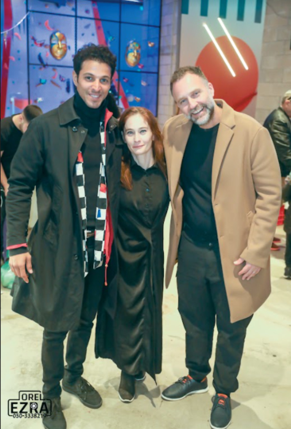 ניר שמול לוסי דובינצקי ויהודה נהרי (צילום: אוראל עזרא)