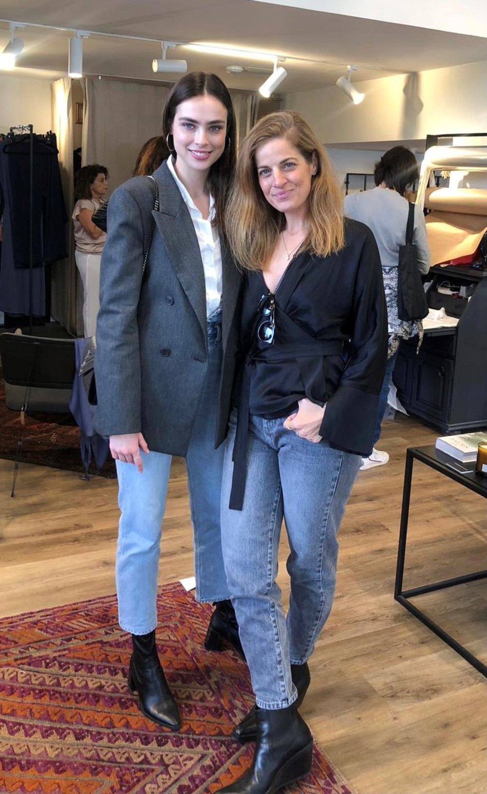 שרון טל ואביטל לנגר (צילום: יהודה יקר)