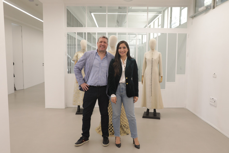 עינת בן משה פיטר מדסן (צילום: אחיקם בן יוסף)