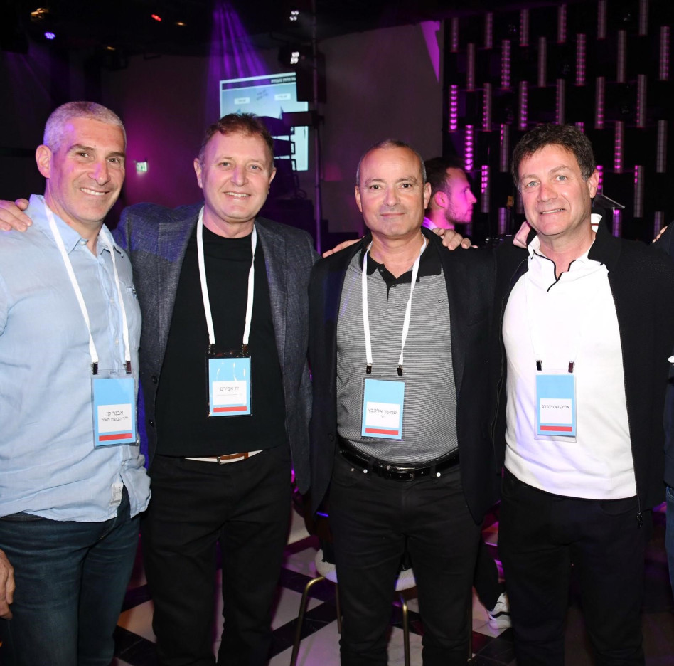 אריק שטיינברג, שמעון אלקבץ, זיו אבירם, אבנר קז (צילום: אביב חופי)