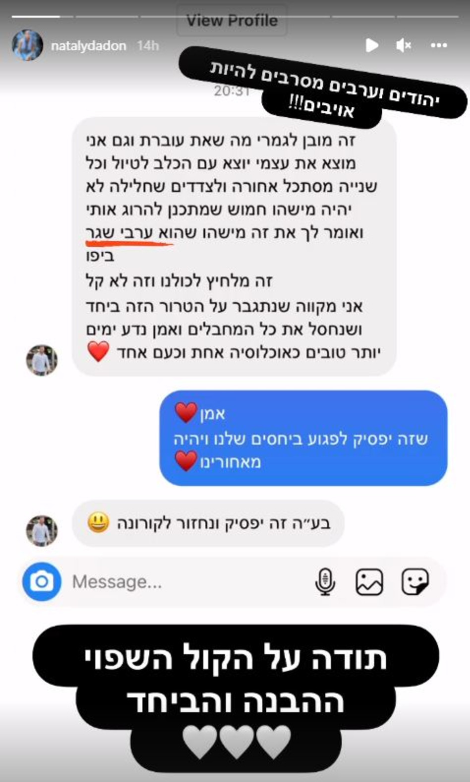 נטלי דדון (צילום: צילום מסך אינסטגרם)