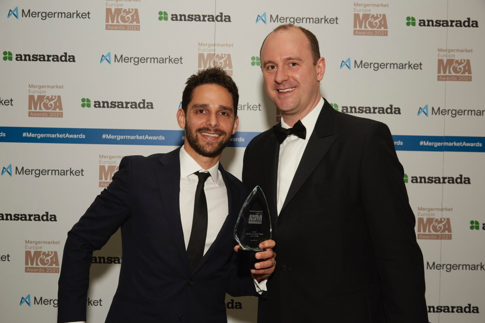 סיימון בראון ועומר גלר  (צילום: MergerMarket)